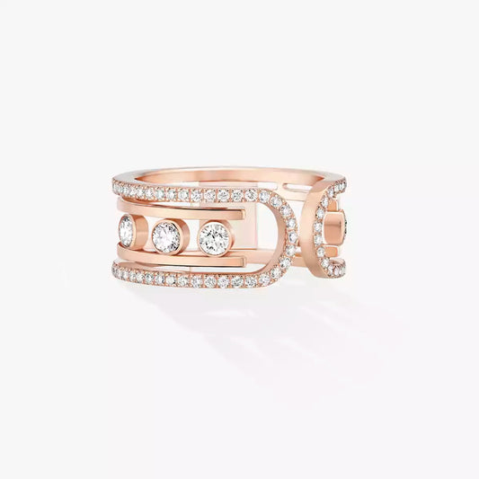 [Polaidi Jewelry]Move 10th Diamond Ring in Gold