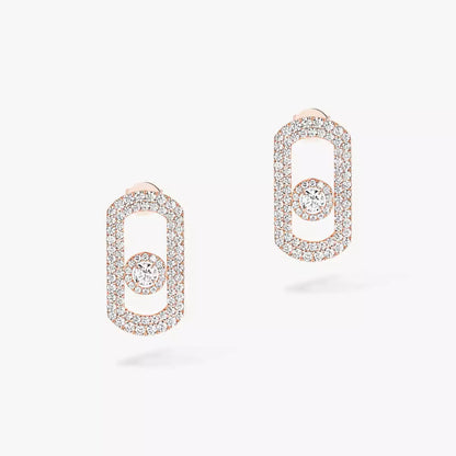[Polaidi Jewelry]So Move Pave_-Set Diamond Earrings in Silver