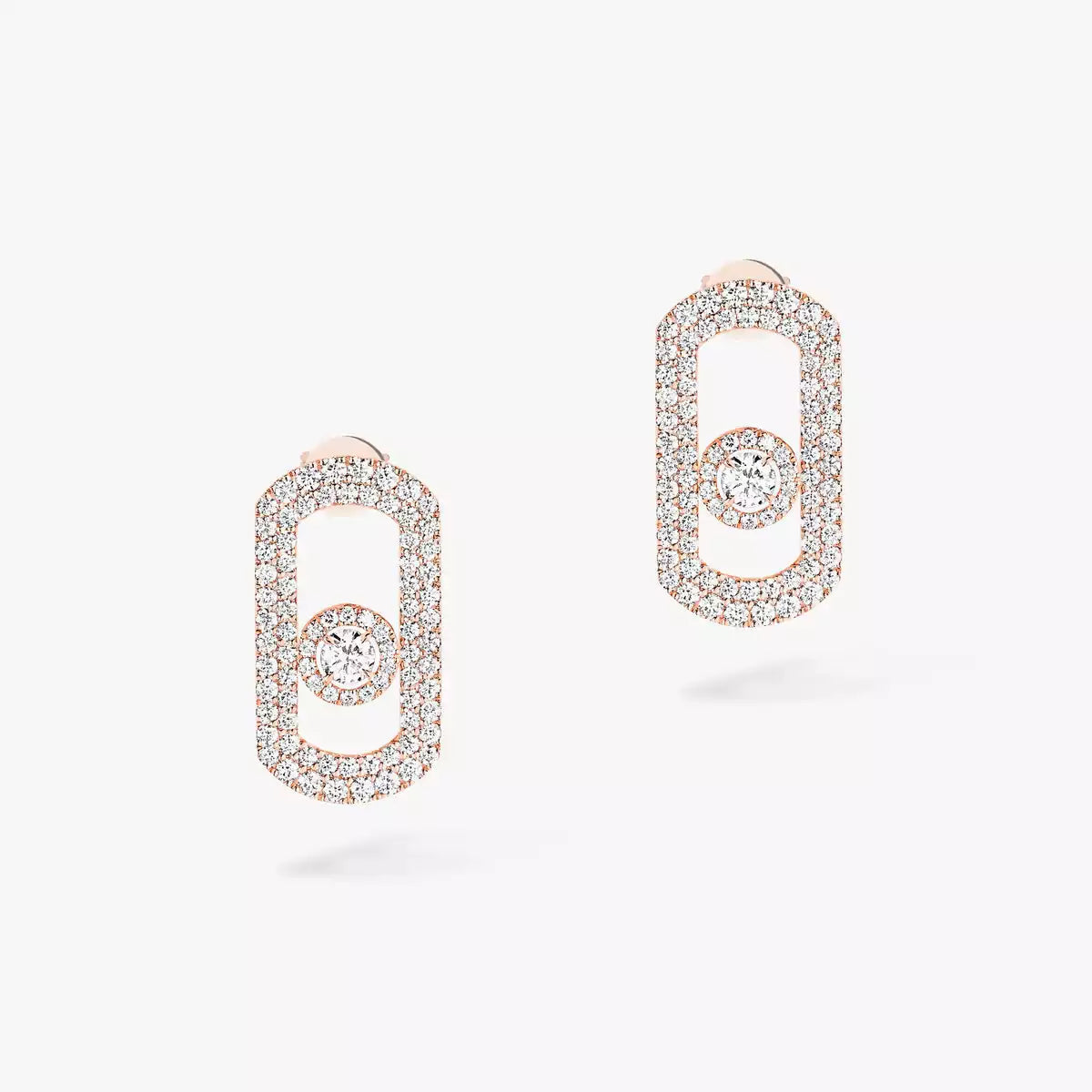 [Polaidi Jewelry]So Move Pave_-Set Diamond Earrings in Silver