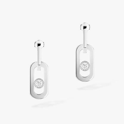 [Polaidi Jewelry]So Move XL Diamond Pendant Earrings