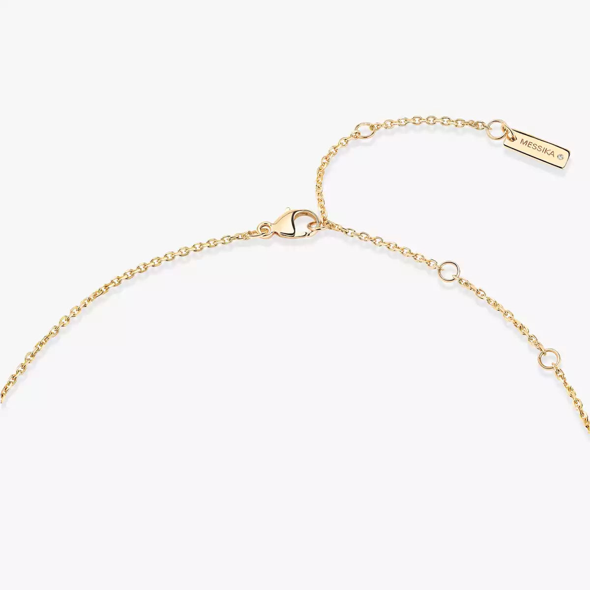 [Polaidi Jewelry]Lucky Eye Diamond Necklace in Rose Gold and Turquoise