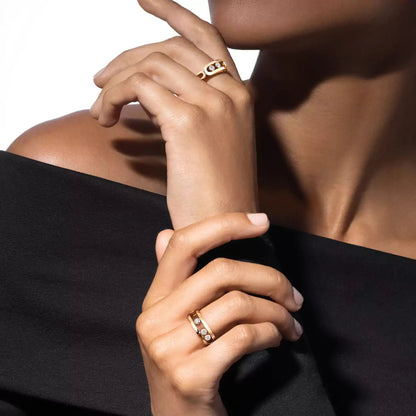 [Polaidi Jewelry] MoveGold Diamond Ring
