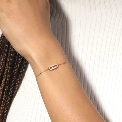 [Polaidi Jewelry]Move Uno Diamond Bracelet