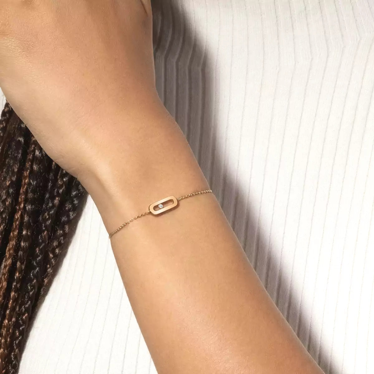 [Polaidi Jewelry]Move Uno Diamond Bracelet