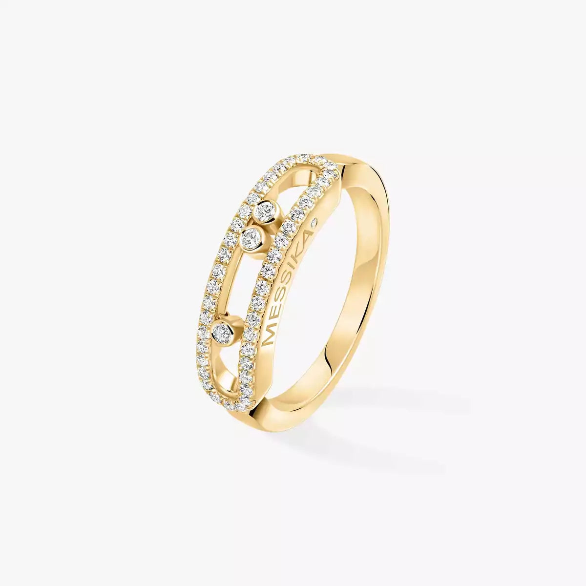 [Polaidi Jewelry] Baby Move Gold Diamond Pave_ Ring