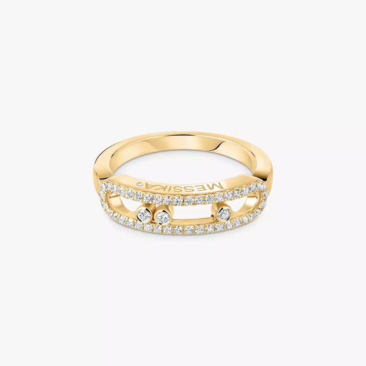 [Polaidi Jewelry] Baby Move Gold Diamond Pave_ Ring