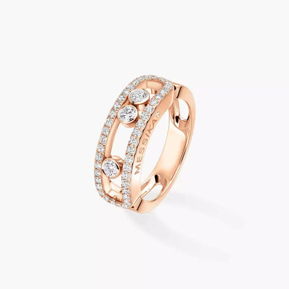 [Polaidi Jewelry] Move Gold Diamond Pave_ Ring