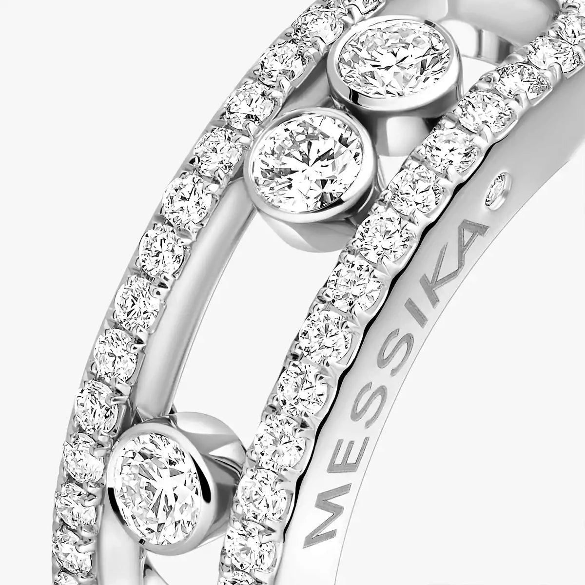 [Polaidi Jewelry] Move Gold Diamond Pave_ Ring