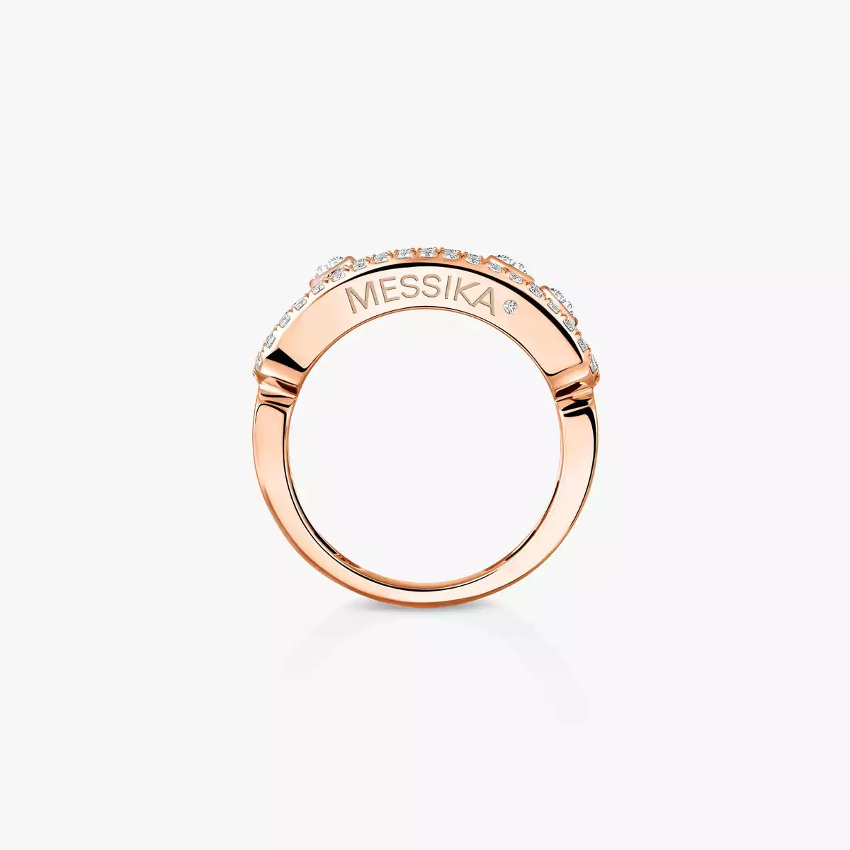 [Polaidi Jewelry] Move Gold Diamond Pave_ Ring