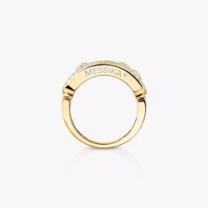 [Polaidi Jewelry] Move Gold Diamond Pave_ Ring