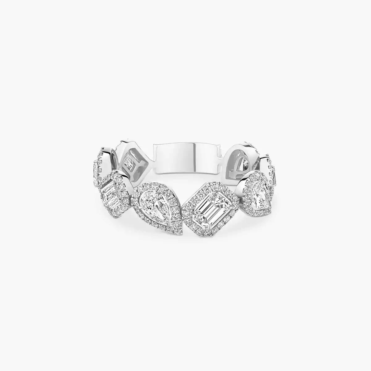 [Polaidi Jewelry]Diamond Wedding Ring My Twin