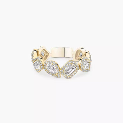 [Polaidi Jewelry] Diamond Wedding Ring My Twin