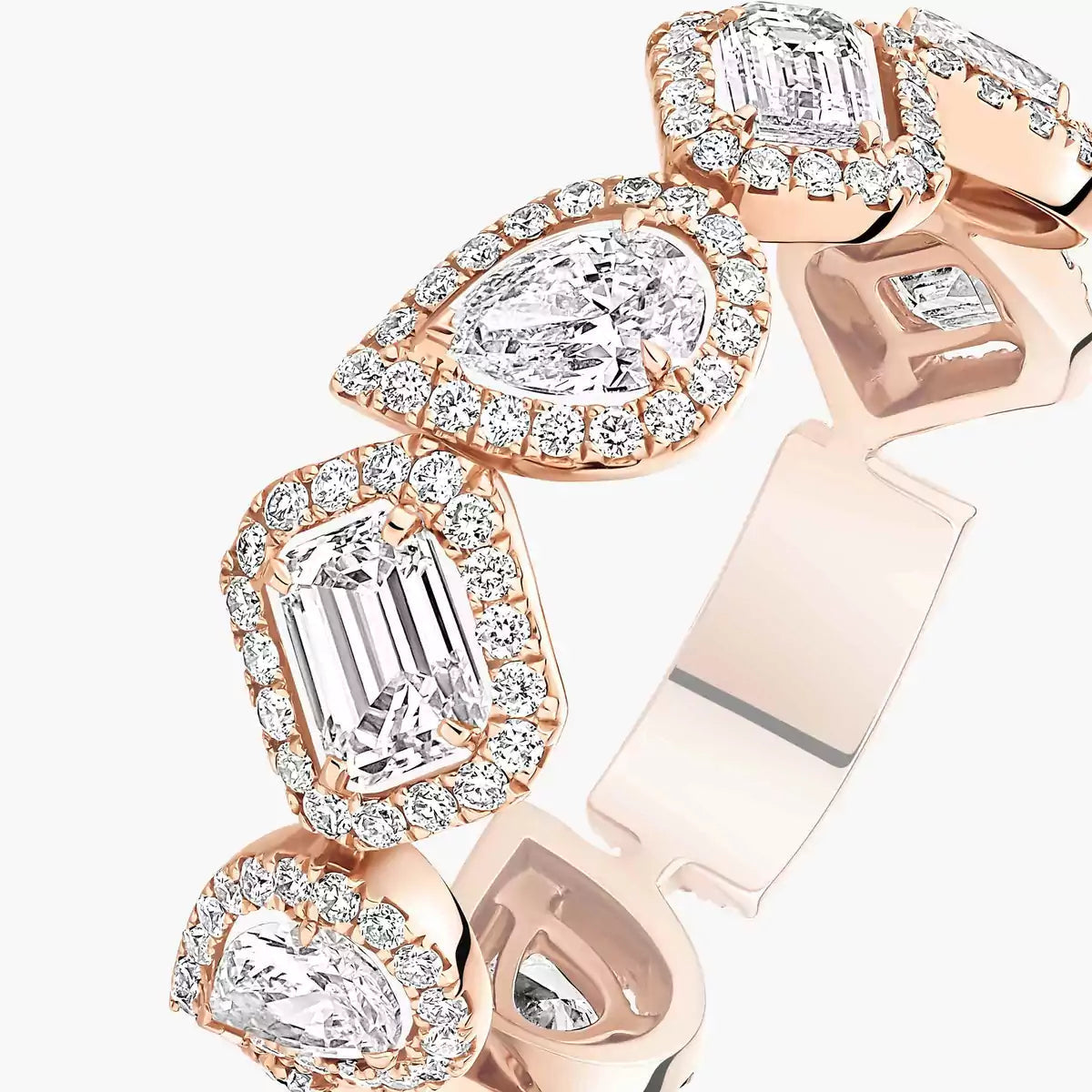 [Polaidi Jewelry]Diamond Wedding Ring My Twin