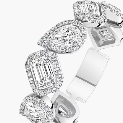 [Polaidi Jewelry] Diamond Wedding Ring My Twin