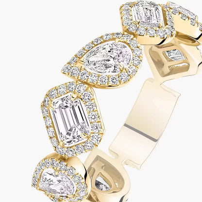 [Polaidi Jewelry]Diamond Wedding Ring My Twin