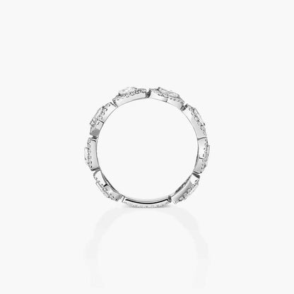 [Polaidi Jewelry]Diamond Wedding Ring My Twin