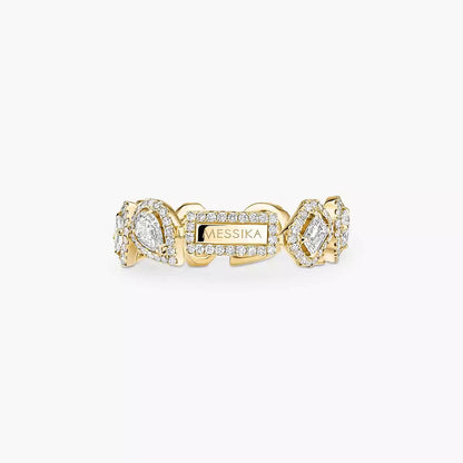 [Polaidi Jewelry]Diamond Wedding Ring My Twin