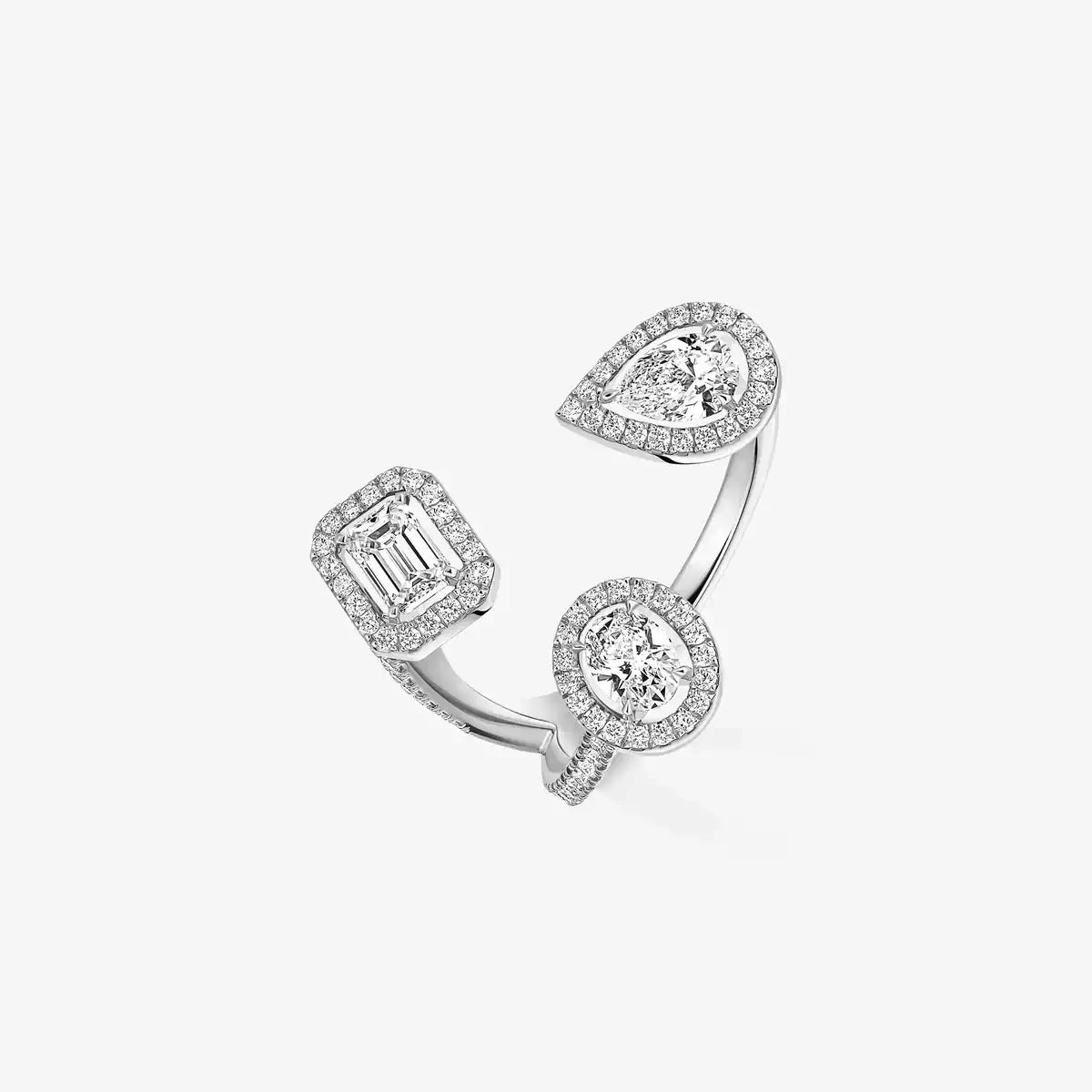 [Polaidi Jewelry]  Diamond Ring 0,25ct My Twin Trilogy