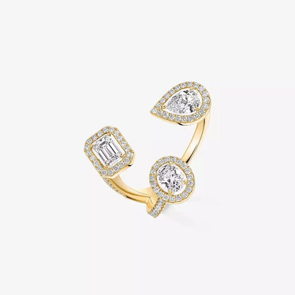 [Polaidi Jewelry]  Diamond Ring 0,25ct My Twin Trilogy