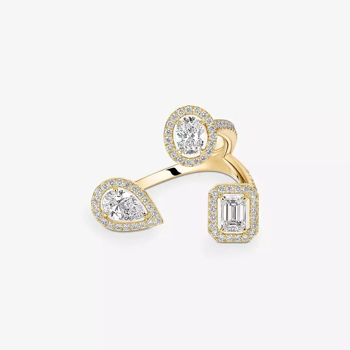 [[Polaidi Jewelry] Diamond Ring 0,25ct My Twin Trilogy
