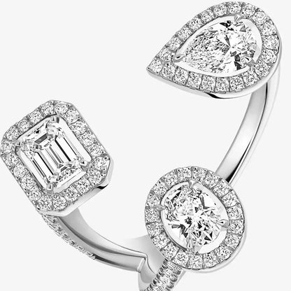 [Polaidi Jewelry]  Diamond Ring 0,25ct My Twin Trilogy