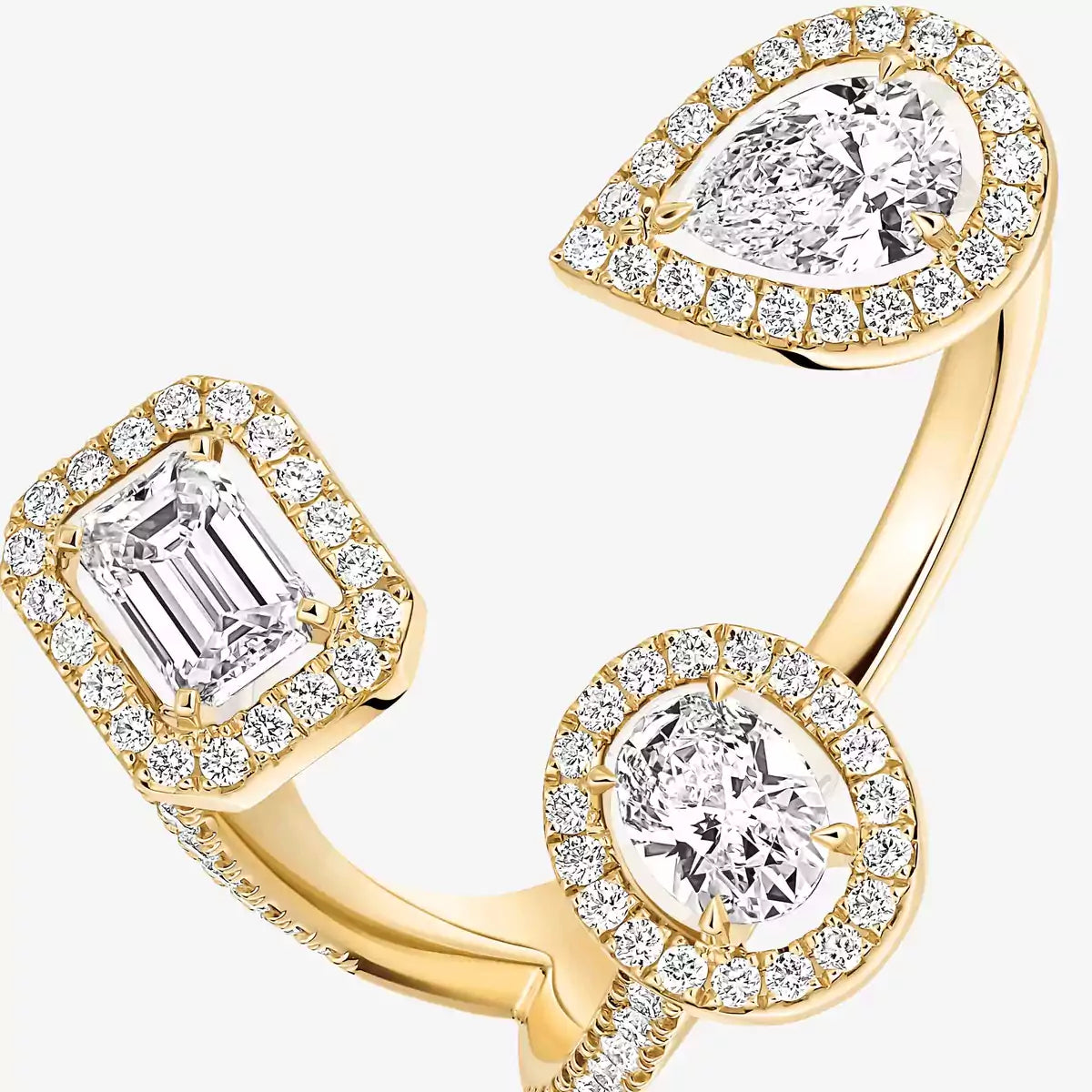 [[Polaidi Jewelry] Diamond Ring 0,25ct My Twin Trilogy