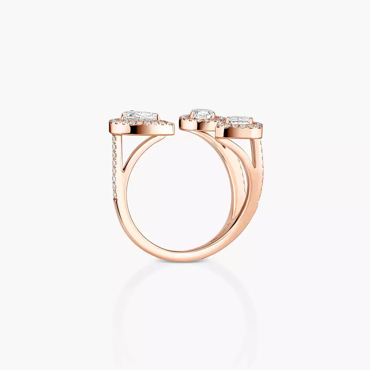 [[Polaidi Jewelry] Diamond Ring 0,25ct My Twin Trilogy