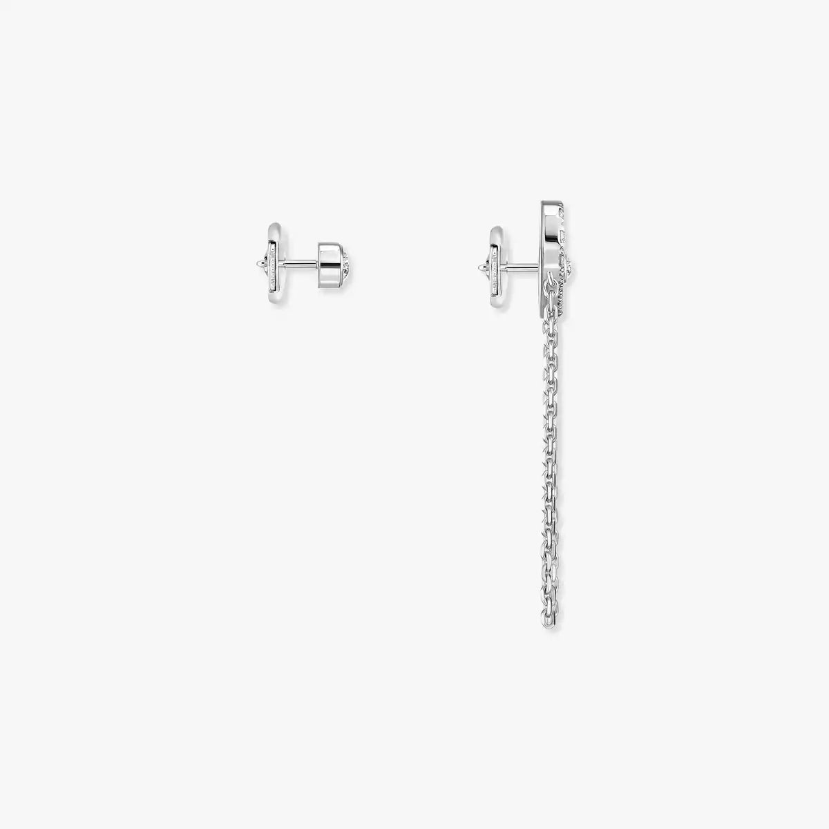 [Polaidi Jewelry]Move Uno Diamond Earrings
