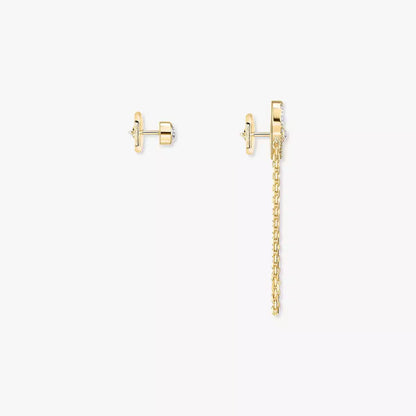 [Polaidi Jewelry]Move Uno Diamond Earrings