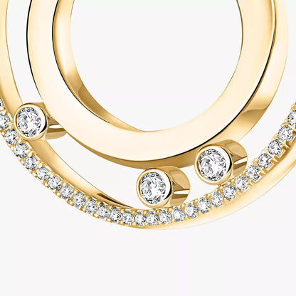 [Polaidi Jewelry] Move Romane Small Diamond Hoop Earrings