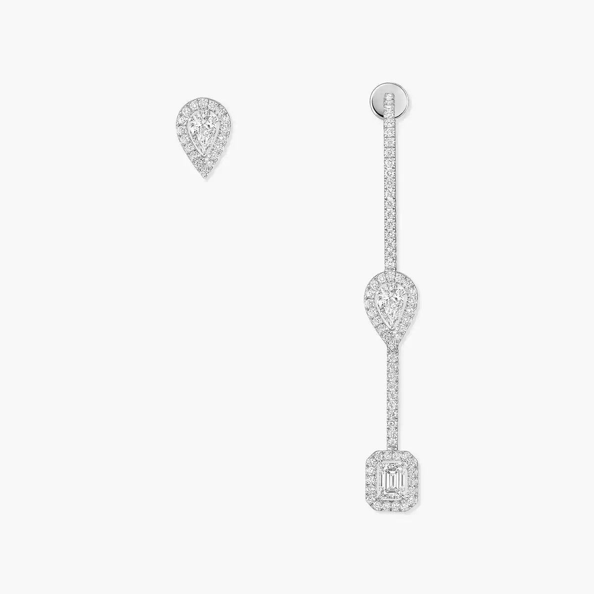 [Polaidi Jewelry]Diamond Drop Earrings My Twin