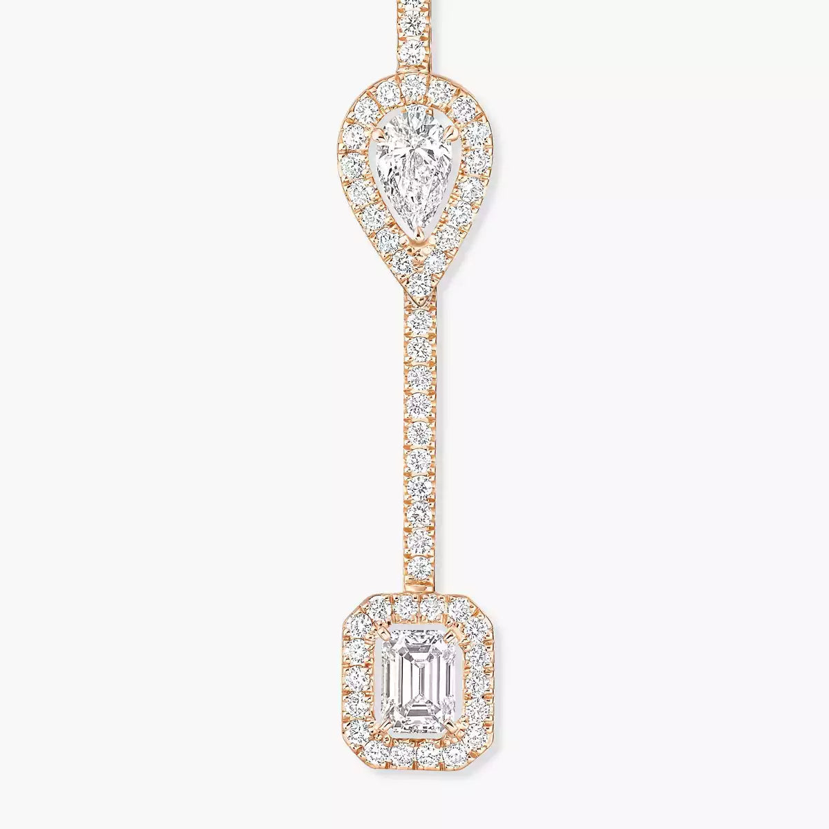 [Polaidi Jewelry]Diamond Drop Earrings My Twin