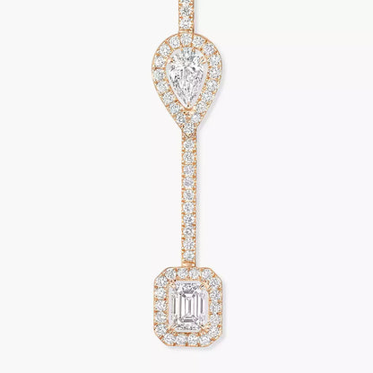 [Polaidi Jewelry]Diamond Drop Earrings My Twin