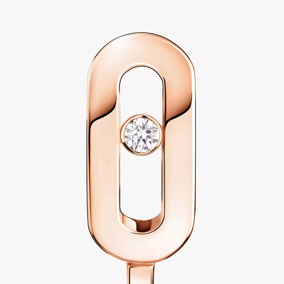 [Polaidi Jewelry]Diamond Mini Hoop Earrings Move Classique