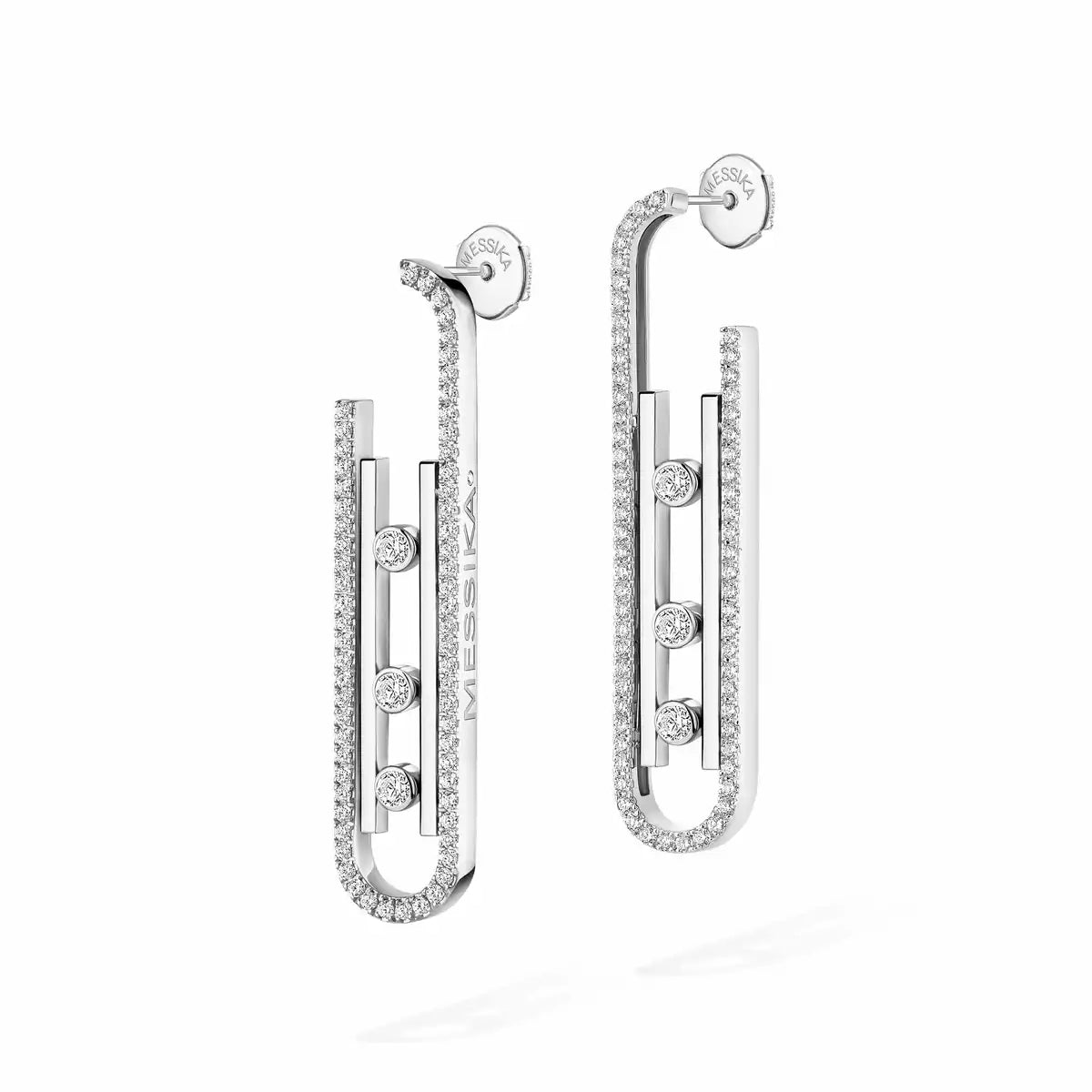 [Polaidi Jewelry]Diamond Pendant Earrings Move 10Th