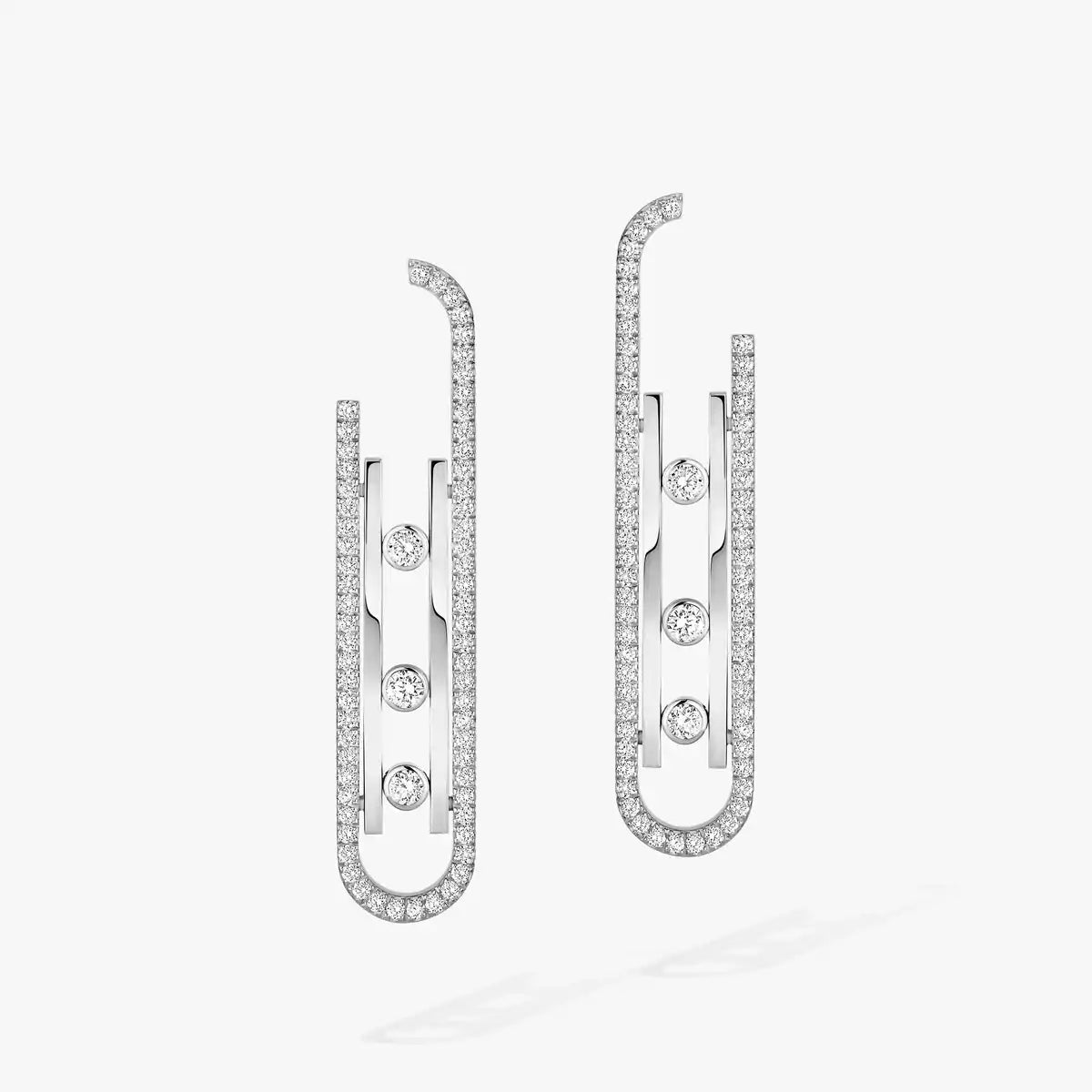 [Polaidi Jewelry]Diamond Pendant Earrings Move 10Th