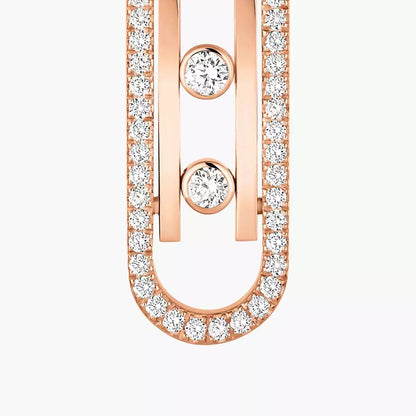 [Polaidi Jewelry]Diamond Pendant Earrings Move 10Th
