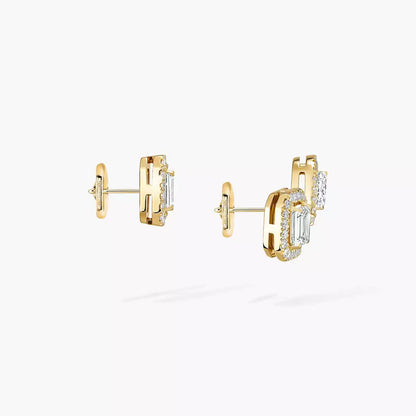 [Polaidi Jewelry]Diamond Earrings 0,10ct My Twin 1+2