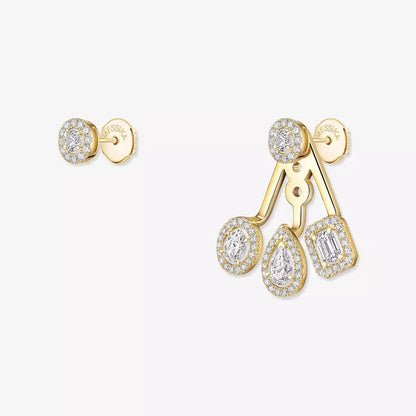 [Polaidi Jewelry] My Twin Trio  Diamond Earrings