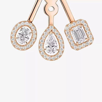 [Polaidi Jewelry] My Twin Trio  Diamond Earrings
