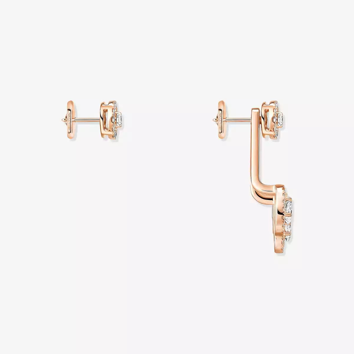 [Polaidi Jewelry] My Twin Trio  Diamond Earrings
