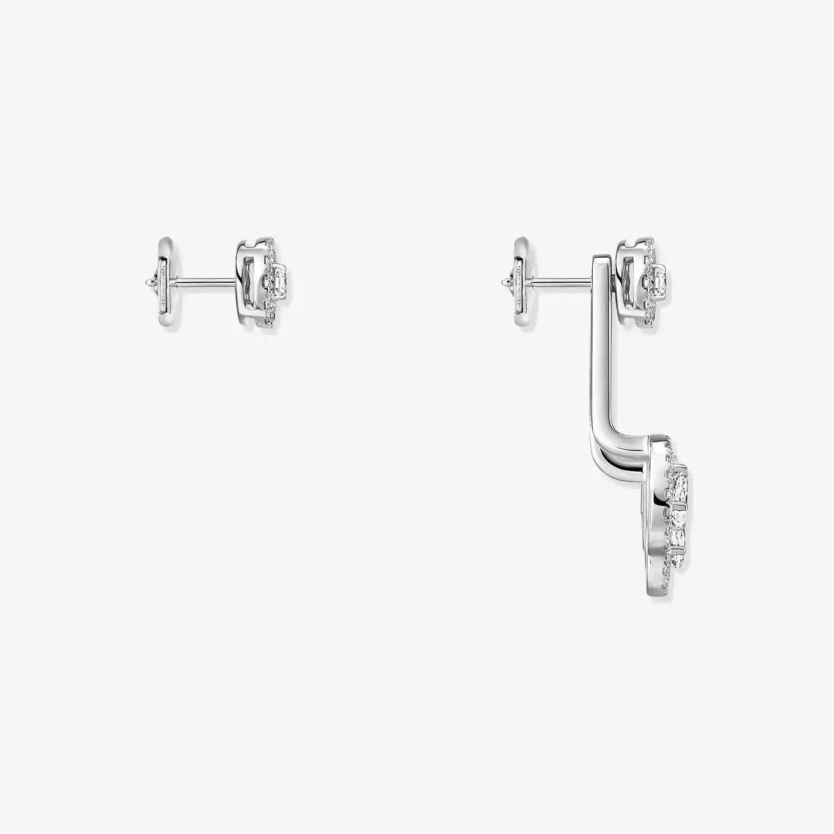 [Polaidi Jewelry] My Twin Trio  Diamond Earrings