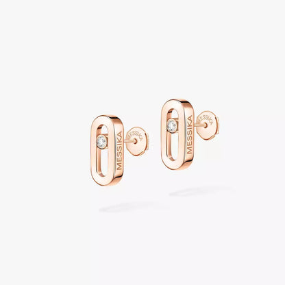 [Polaidi Jewelry]Move Uno Diamond Stud Earrings