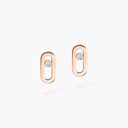 [Polaidi Jewelry]Move Uno Diamond Stud Earrings