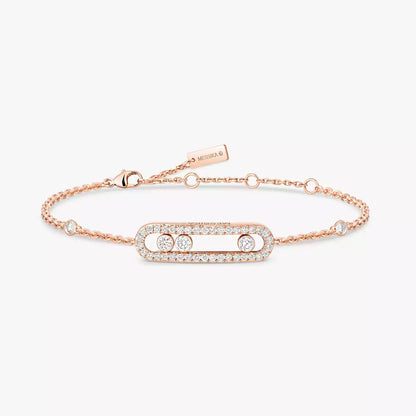 [Polaidi Jewelry]Pav¨¦ Baby Move Diamond Bracelet