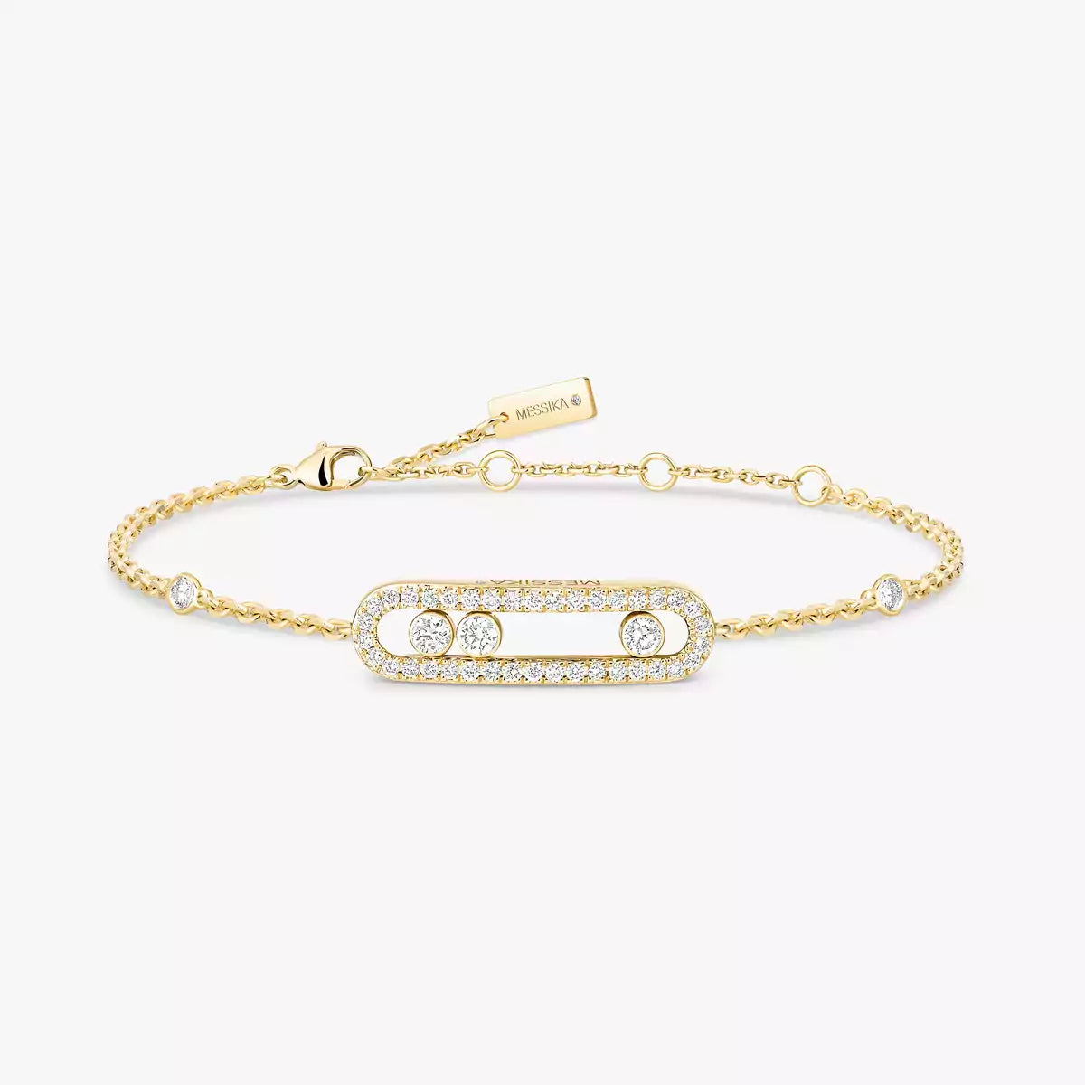 [Polaidi Jewelry]Pavé Baby Move Diamond Bracelet