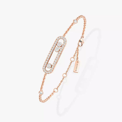 [Polaidi Jewelry]Pav¨¦ Baby Move Diamond Bracelet