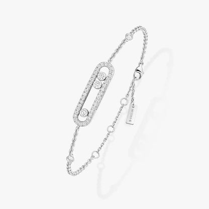 [Polaidi Jewelry]Pav¨¦ Baby Move Diamond Bracelet