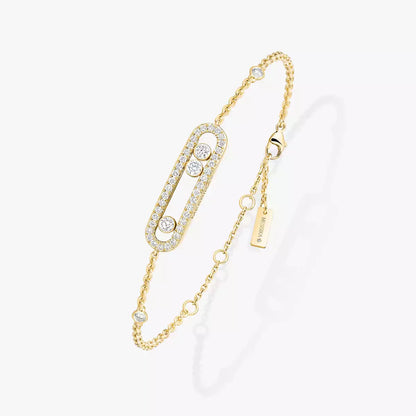 [Polaidi Jewelry]Pavé Baby Move Diamond Bracelet