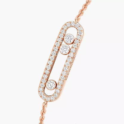 [Polaidi Jewelry]Pav¨¦ Baby Move Diamond Bracelet